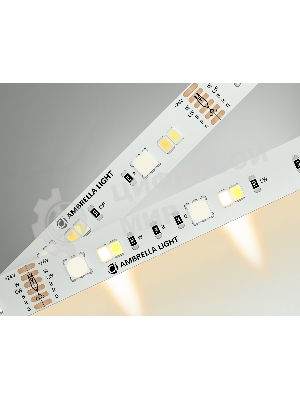 Светодиодная лента Ambrella light GS4501 5050+2835 90Led/ 13W m/ 24V IP20 RGB+CCT 3000-6500K/5000*12*1.87mm (6 конт.)