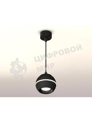 Светильник Ambrella XP1102001 SBK/PBK черный песок/черный полированный MR16 GU5.3 LED 3W 4200K (A2302, C1102, N7011)