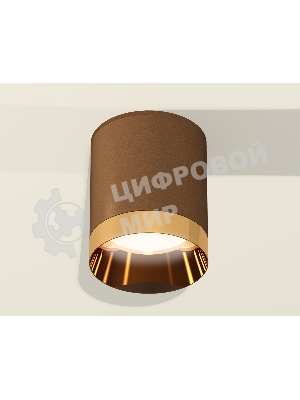 Светильник Ambrella Light XS6304011 SCF/PYG кофе песок/золото желтое полированное MR16 GU5.3 (C6304, N6134)