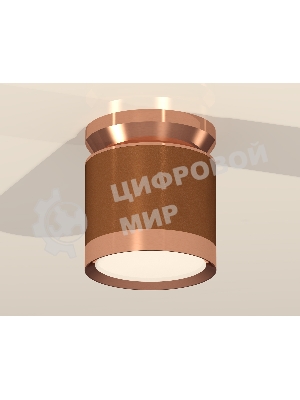 Светильник Ambrella Light XS8117010 SCF/PPG кофе песок/золото розовое полированное GX53 (N8912, C8117, N8126)