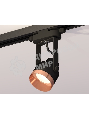 Светильник Ambrella light XT6602045 PBK/PPG черный полированный/золото розовое полированное MR16 GU10 (C6602, N6135)
