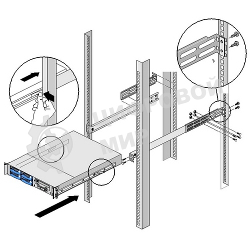 Рельсы SLIDE RAIL 20-26