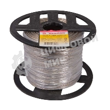 Трос стальной Rexant в ПВХ изоляции d=2.0 мм, катушка 200 метров