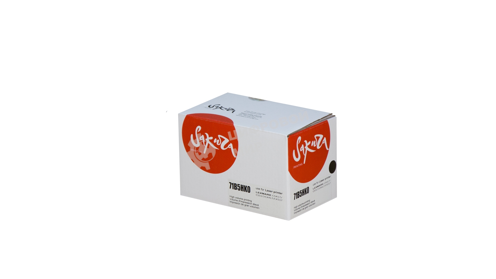 Картридж Sakura 71B5HK0 для Lexmark CS417dn/ CS517de/ CX417de/ CX517de, черный, 6000 к.