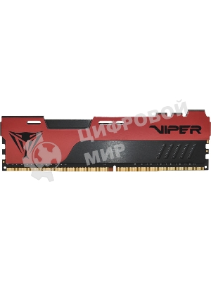 Оперативная память Patriot Viper Elite II, DDR4, 32GB (1x32 GB), 3200 MHz, CL18, DIMM, радиатор, красный, черный