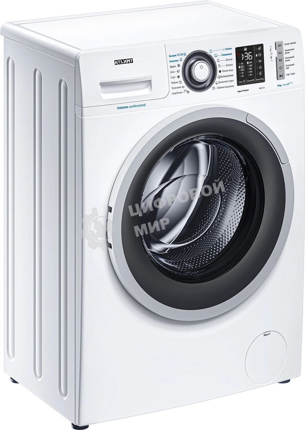 Стиральная машина Atlant СМА 80С1213-01 белый, загрузка фронтальная 8 кг, 1200 об/мин., класс: А+++