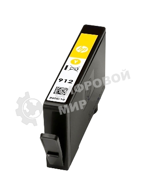 Картридж струйный HP 912 3YL79AE желтый (315стр.) для HP DJ IA OfficeJet 801x/802x
