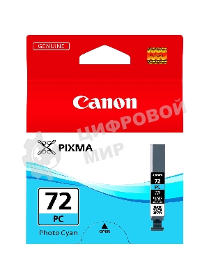 Картридж струйный Canon PGI-72PC (6407B001) фото-голубой (351 стр.) для Canon PRO-10