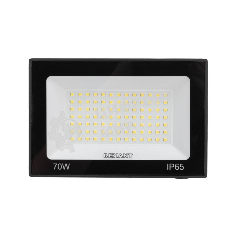 Прожектор светодиодный СДО Rexant 70Вт 5600Лм 6500К холодный свет, черный корпус
