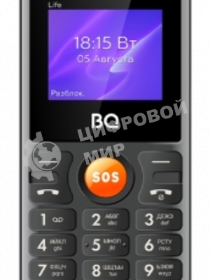 Мобильный телефон BQ 1853 Life красный/черный