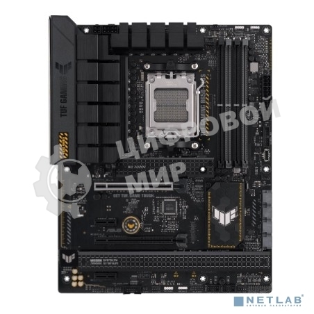 Материнская плата ASUS TUF GAMING B650-PLUS, AM5, AMD B650, 4xDDR5, 4xSATA, 3xM.2, 1xPCI-E 4.0 x16, 1xPCI-E 4.0 x4, 2xPCI-E x1, 1xHDMI, 1xDP, 1x 2.5Gb LAN, 2xUSB-A 3.2 Gen 2, 1xUSB-A 3.2 Gen 2x2, 1xUSB-C 3.2 Gen 2, 5x3.5 мм, 7.1, ATX