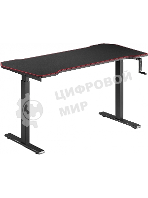 Стол компьютерный Cactus CS-MDL-BK столешница МДФ, черный