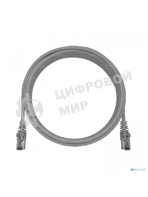 Патч-корд NTSS PREMIUM 2xRJ45/8P8C, T568B FTP CAT5e LSZH 1,5 метра, серый NTSS-PC-PM-FTP-RJ45-5e-1.5-LSZH-GY