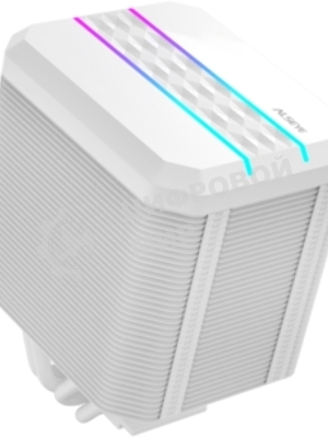 Кулер для процессора Alseye i600-W белый, 120 мм, алюминий/медь, 2300 об/мин, 37.8 дБ, 4 pin, 265 Вт, 160 мм