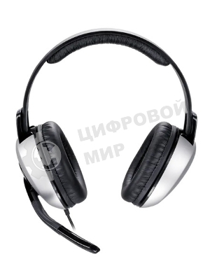 Гарнитура Genius HS-05A серый-чёрный, проводная, 3.5 мм
