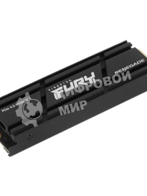 Накопитель SSD Kingston Fury Renegade, 4Tb, PCIe 4.0 x4, M.2 2280, NVMe, R/W 7300/7000, с радиатором