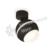 Комплект поворотного светильника Ambrella light XM1102017 SBK/FR черный песок/белый матовый MR16 GU5.3 LED 3W 4200K (A2210, C1102, N7165)