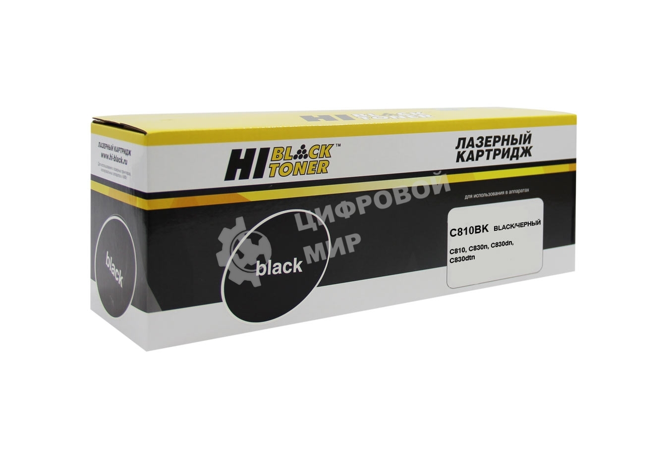 Тонер-картридж Hi-Black (HB-44059120/44059108) для OKI C810/830, Bk, 8K
