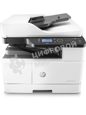 МФУ лазерное HP LaserJet MFP M443nda (8AF72A), A3, ч/б, печ. до 25 стр/мин. (А4) до 13 стр/мин. (А3), скан. до 21 стр/мин., 1200 x 1200 dpi (печать) 600x600dpi (скан.), USB, RJ-45