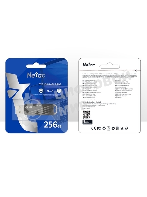 Флешка USB Netac US11 256Gb USB 3.0+TypeC Dual Flash Drive