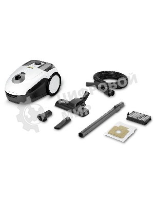 Пылесос Karcher VC 2 белый/черный, 400/700 Вт, уборка сухая, пылесборник мешок 2.8 л