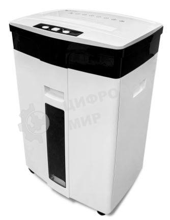 Шредер ГЕЛЕОС УМ28-5, DIN P-5 (5 ур-нь секр.), 28 литров, фрагмент 1,9х12мм, 13-14 лист (70г/м2), CD/пл.карты/скрепки/скобы,