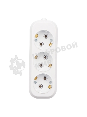 Колодка Rexant 3 гнезда с заземлением 11-8704