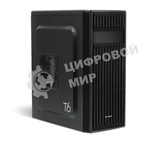 Компьютерный корпус Zalman ZM-T6 черный без БП ATX 1xUSB 2.0 1xUSB 3.0 audio bott PSU