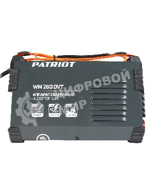 Сварочный аппарат Patriot WM260DVT инвертор MMA/TL/vrd 12.5кВт