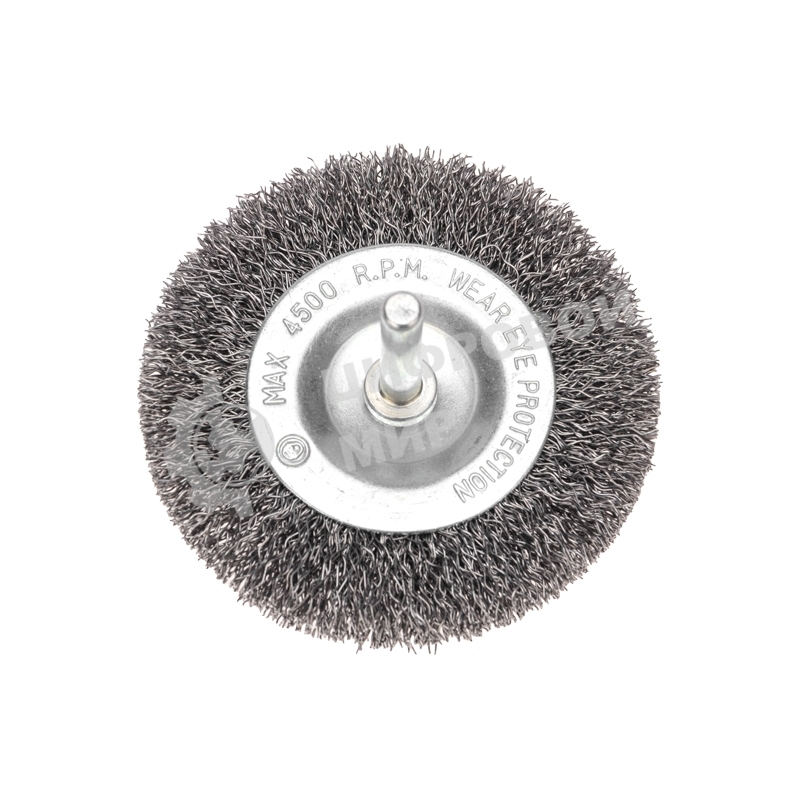 Щетка дисковая для дрели Kranz витая стальная проволока 75 мм