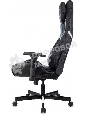 Кресло Knight Thunder 5X черный, экокожа, 120 кг, механизм качания