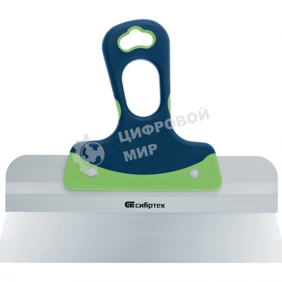 Шпатель фасадный Сибртех, нержавеющая сталь, 350 мм, двухкомпонентная рукоятка