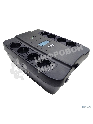 Источник бесперебойного питания Powercom Spider SPD-750U USB LCD 450Вт 750ВА черный