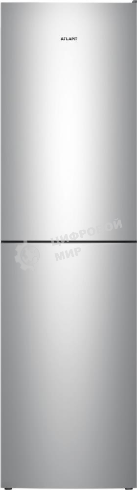 Холодильник Atlant ХМ-4625-181 серебристый двухкамерный 205/159л морозилка снизу