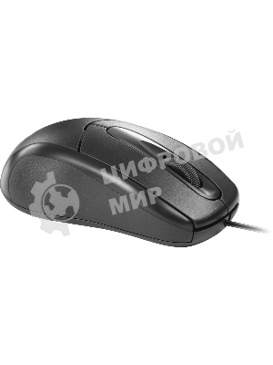Мышь проводная Defender Standard MB-580 черный, 1000 dpi, USB, кнопки - 3