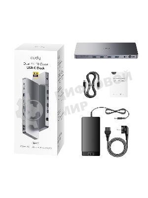 Станция докирования 13-IN-1 10Gbps USB-C Dual 4K Docking Station 150W PSU