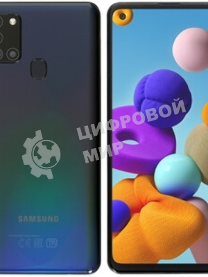 Дисплей для Samsung Galaxy A21S SM-A217F TFT черный с рамкой
