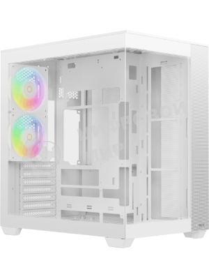 Корпус Ocypus Delta C74 ARGB White, Midi-Tower, белый, 2 x 120 мм