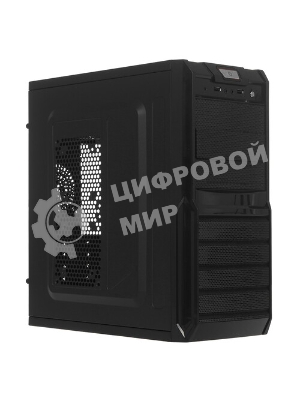 Компьютерный корпус ExeGate EX278399RUS Miditower ExeGate XP-329S Black, ATX, (XP500, Black,120мм), 2хUSB, Audio