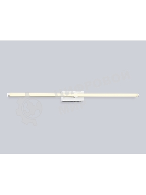 Настенный светодиодный светильник Ambrella light FL6121 WH белый 14W 3000K-6400K 610*45*80