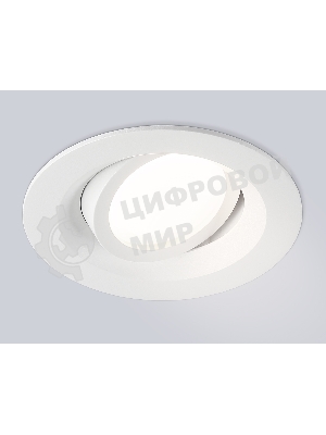 Встраиваемый поворотный точечный светильник Ambrella light TN102741 WH белый IP20 GU5.3 D95*25