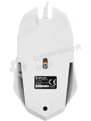 Комплект клавиатура+мышь Defender Motion C-977 проводной, USB, 1600 DPI, белый
