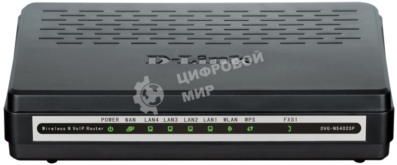 Маршрутизатор беспроводной D-Link DVG-N5402SP/1S/C1A 10/100BASE-TX черный