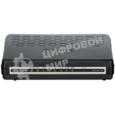 Маршрутизатор беспроводной D-Link DVG-N5402SP/1S/C1A 10/100BASE-TX черный