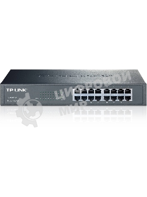 Коммутатор TP-Link SMB TL-SG1016D неуправляемый настольный/19U 16x10/100/1000BASE-T