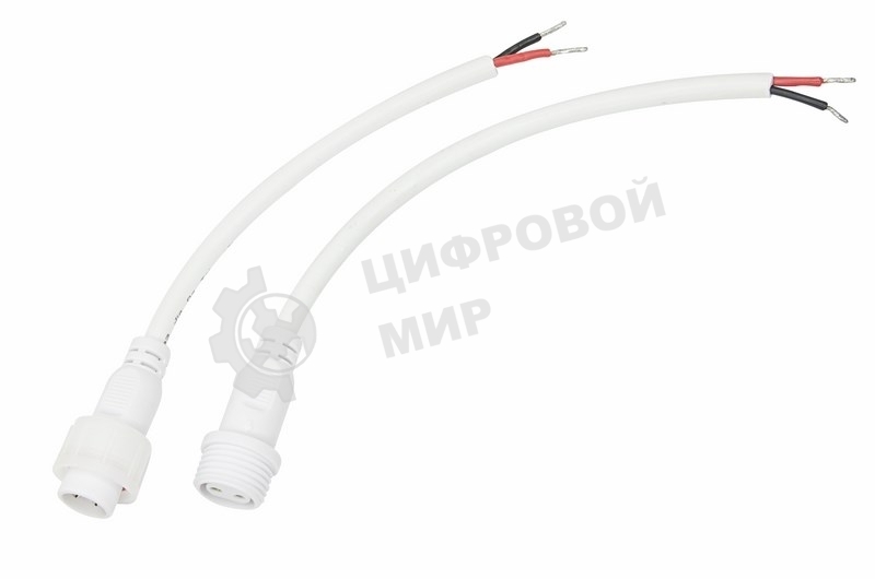 Соединительный кабель Rexant (2pin) герметичный (IP67) 2х1,0 мм² белый