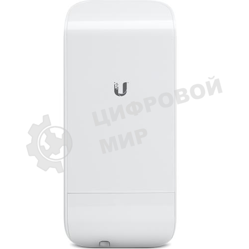 Точка доступа Ubiquiti LocoM2(EU) Wi-Fi и AirMAX. 802.11g/n, интегрированная антенна 8 дБ (45°*45°),10/100 RJ45 Ethernet