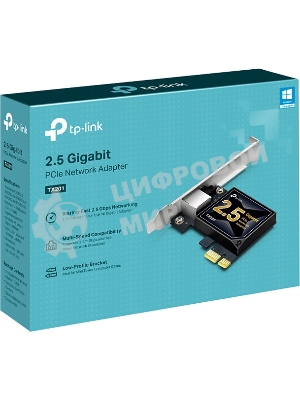 Сетевой адаптер TP-Link TX201 PCIe 2,5 Гбит/с