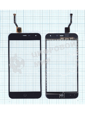 Сенсорное стекло (тачскрин) для Meizu M1 Mini черное