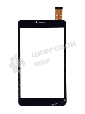 Сенсорное стекло (тачскрин) Kingvina-PG707. черное